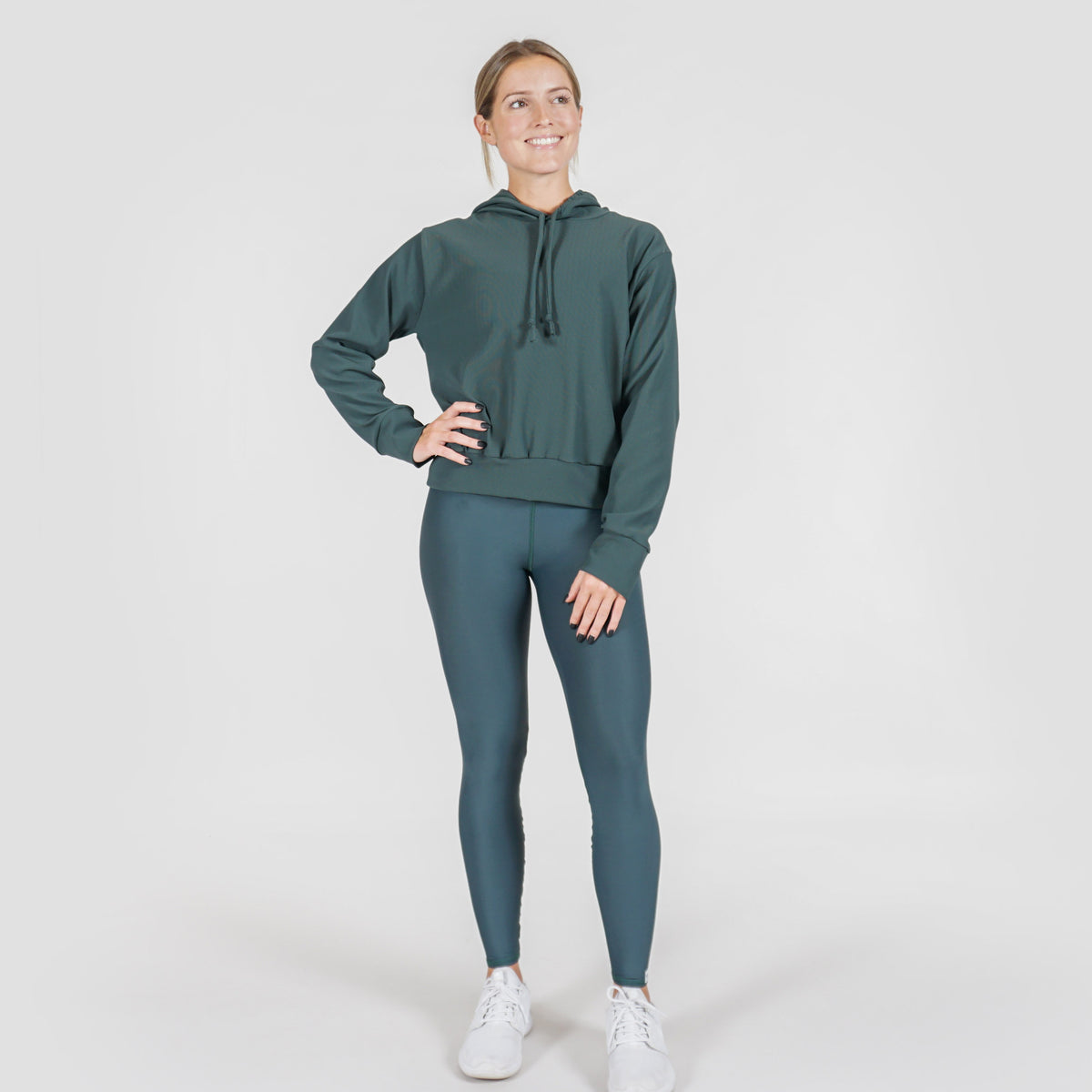 Micro Rib Hoodie