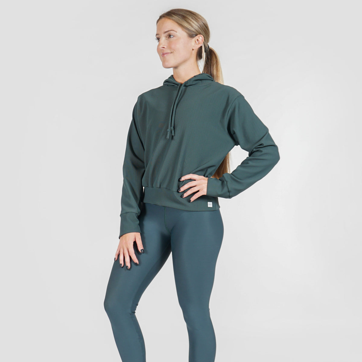 Micro Rib Hoodie