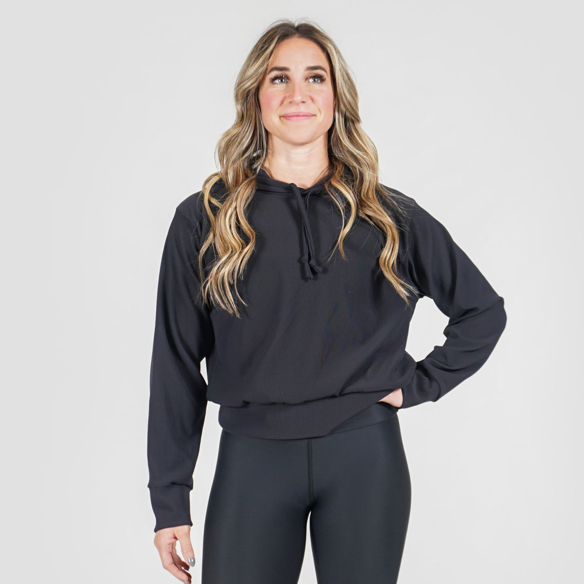 Micro Rib Hoodie
