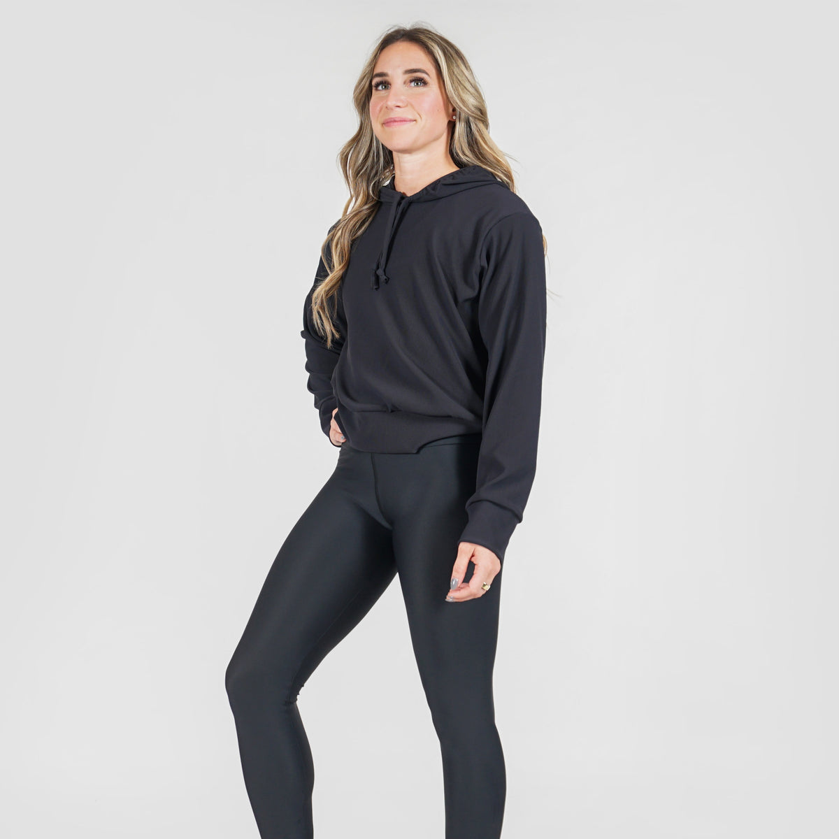 Micro Rib Hoodie