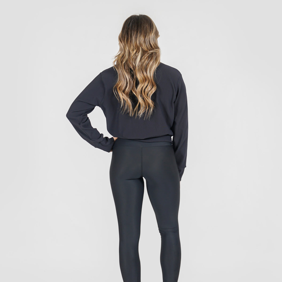 Micro Rib Crew Neck Pullover