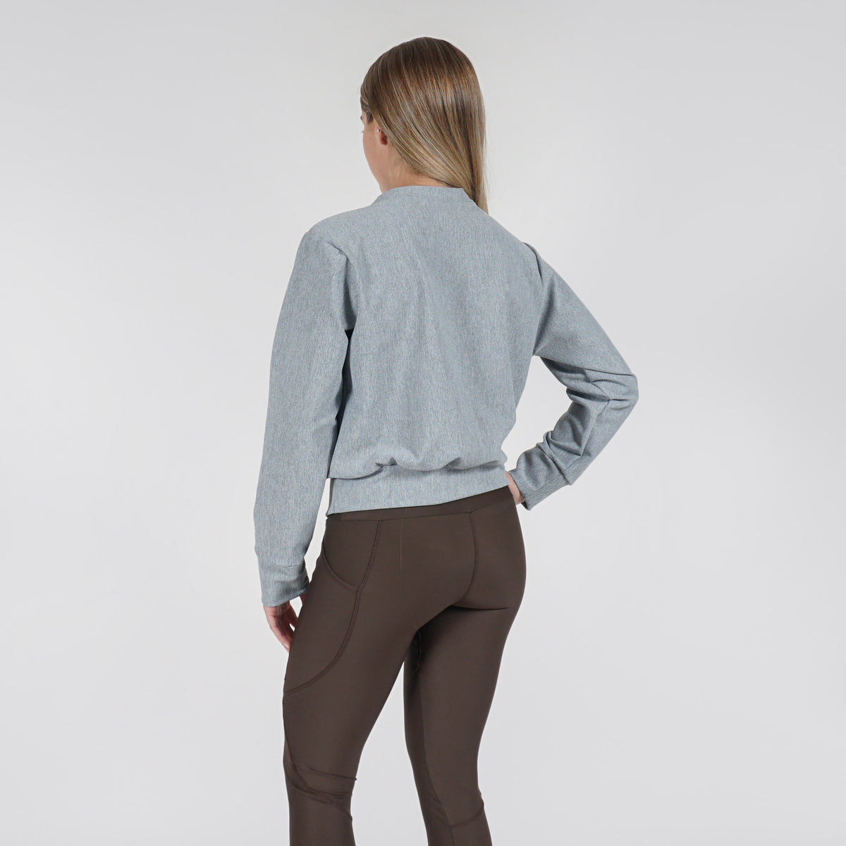 Micro Rib Crew Neck Pullover