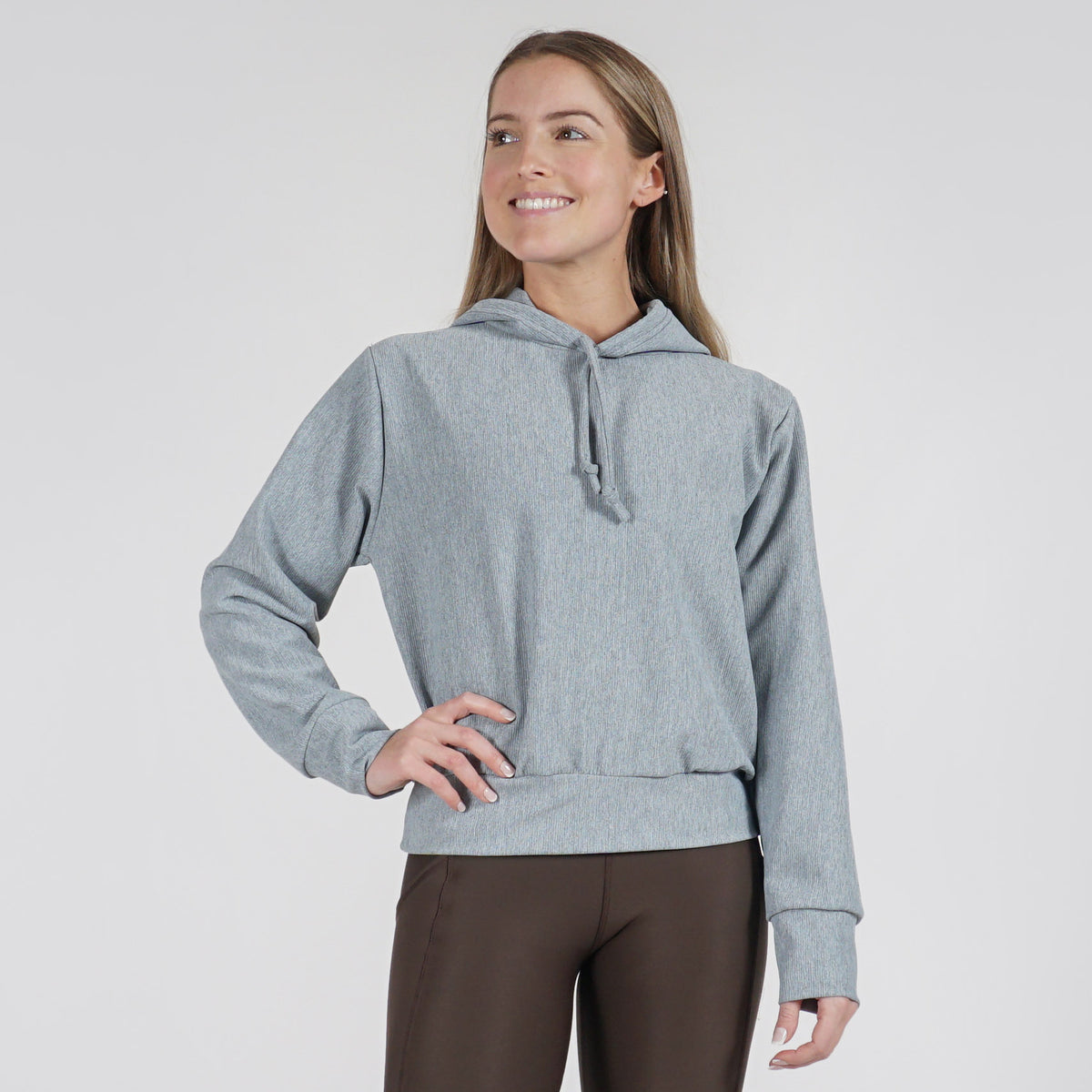 Micro Rib Hoodie