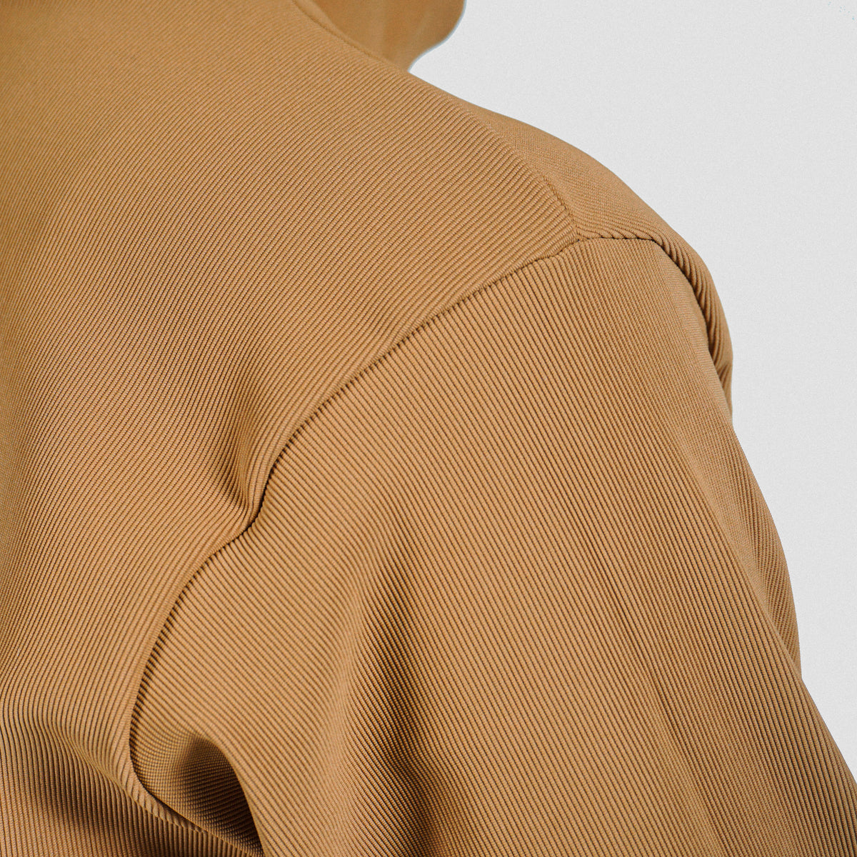 Micro Rib Crew Neck Pullover